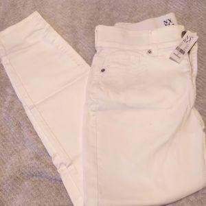 NY&C white skinny jeans